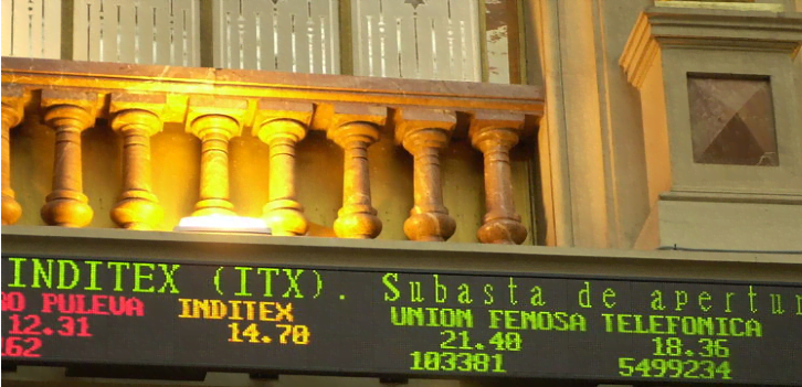 La bolsa ‘afea’ los buenos resultados de Inditex: la acción retrocede un 1,58%